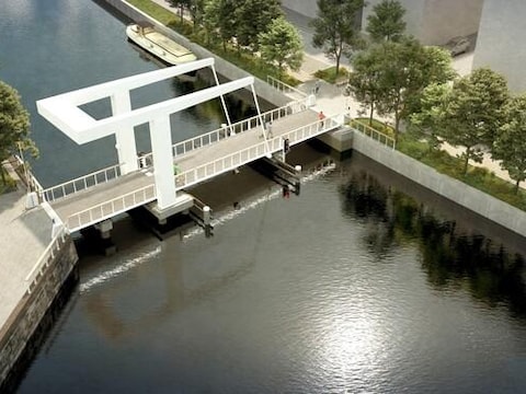 Een render van de Winketkaaibrug.