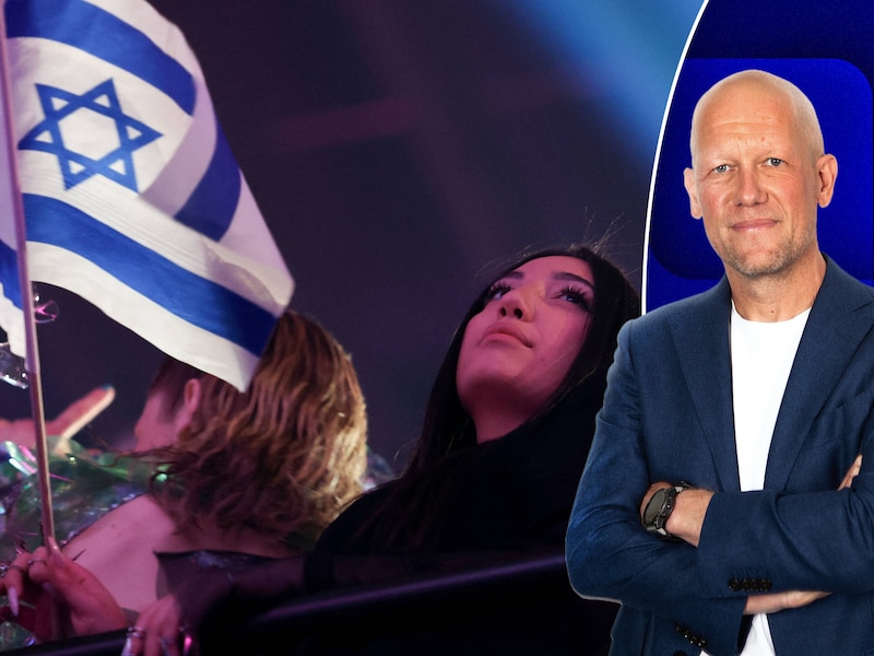 Yuval Raphael, de Israëlische inzending voor het Songfestival, oefende op boegeroep tijdens het optreden.
