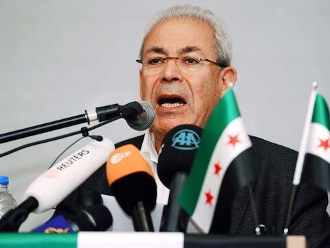 Burhan Ghalioun, de voorzitter van de Syrische nationale raad, sloot elke onderhandeling met het Syrische regime uit als Assad niet opstapt.