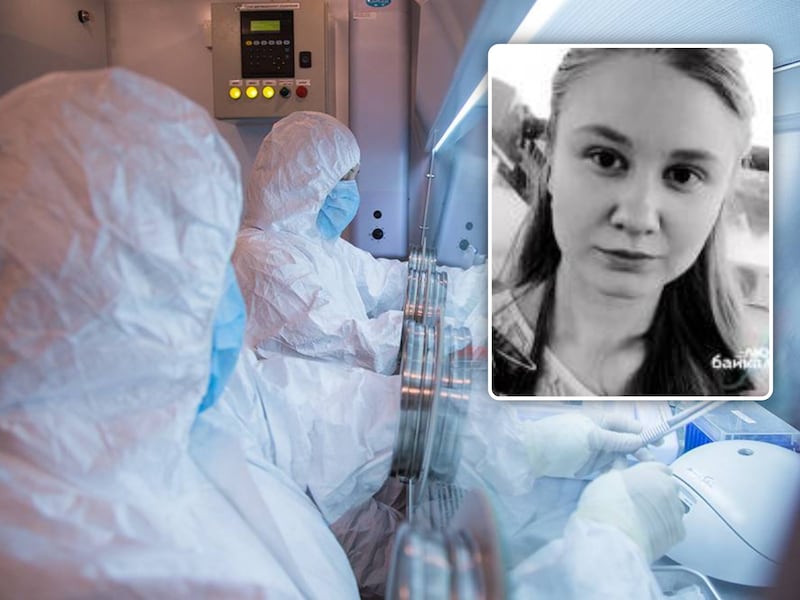 Voor de regio Irkoetsk, waar laborante Darja Sjipilova (kleine foto) overleed, is het risico van verspreiding van de pest matig tot laag.