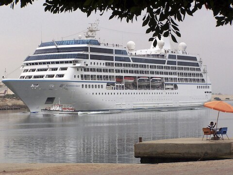 Een archiefbeeld van het cruiseschip Azamara Quest.