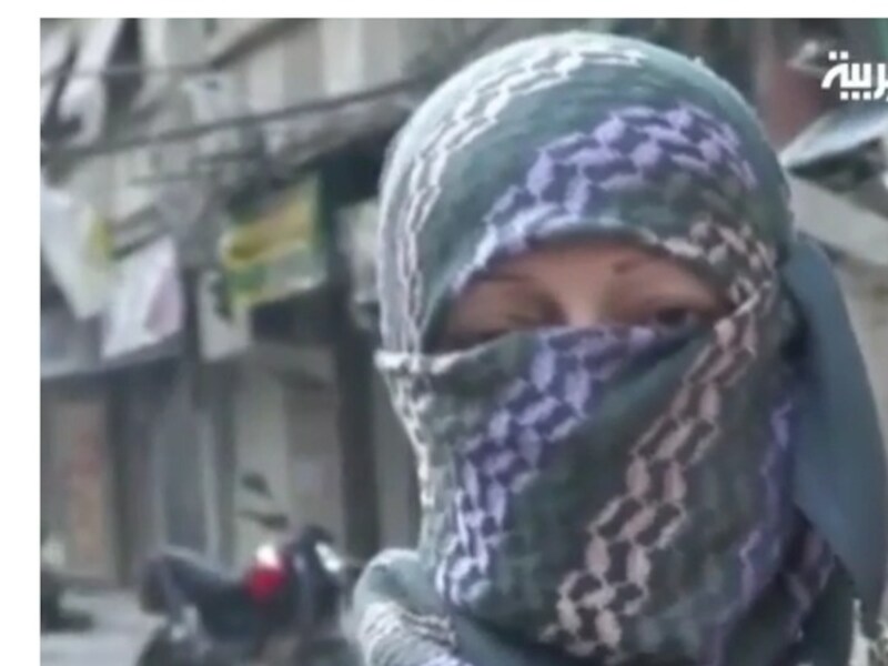 Deze Russische vecht mee met het Free Syrian Army tegen de troepen van Assad.