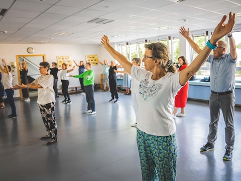 Tai Chi illustratiebeeld