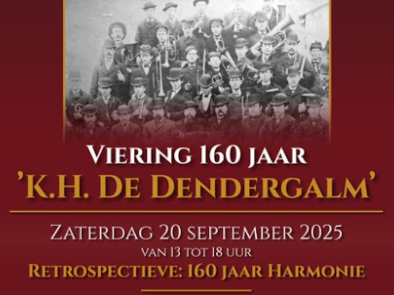 Koninklijke Harmonie De Dendergalm viert 160 jaar: “We zijn meer dan alleen een groep muzikanten”