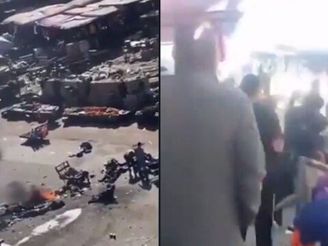 Volgens nog onbevestigde berichten vielen er 9 doden en 25 gewonden.