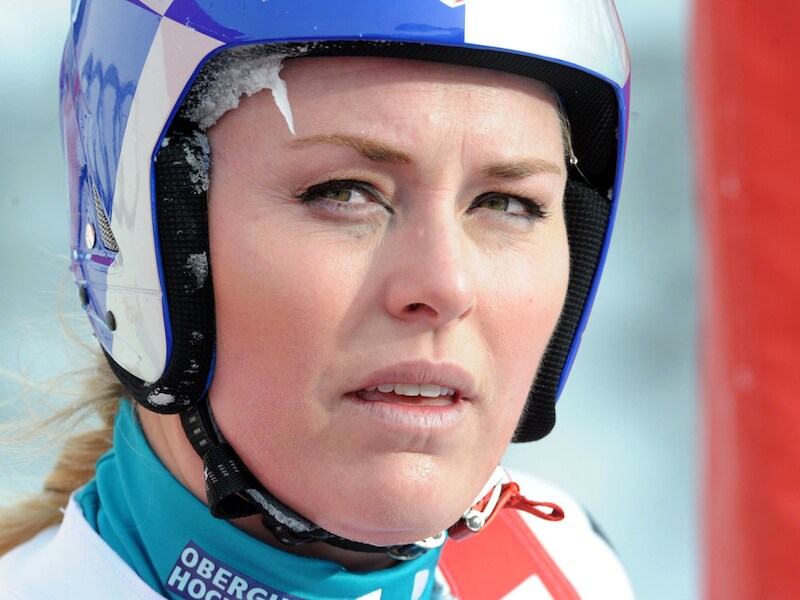 Lindsey Vonn staat voor haar wederoptreden.
