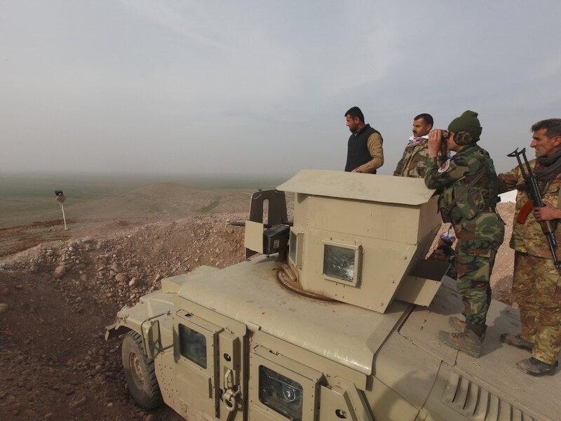 Koerdische Peshmerga-strijders