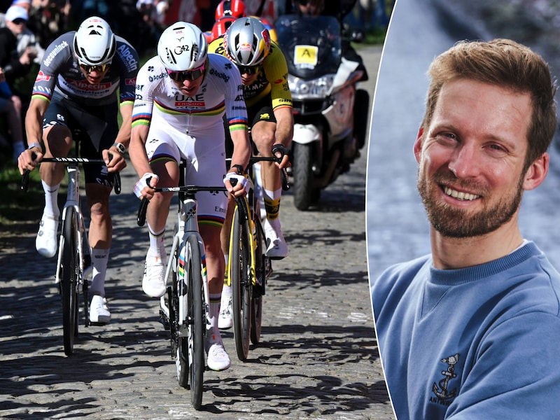 “Hoe raken Tadej Pogacar en Wout van Aert de rappere mannen kwijt?”: onze analist Jan Bakelants schat de kans op een sprint in Roubaix hoog in