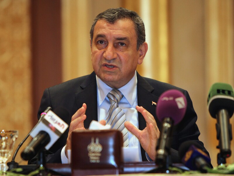 Premier Essam Sharaf.