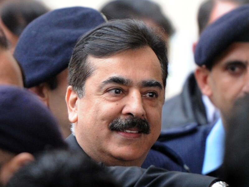 Pakistaanse premier Yousuf Raza Gilani