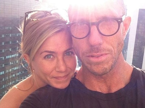 Jennifer Aniston en haar haarstylist Chris McMillan.