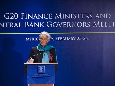 IMF-topvrouw Christine Lagarde.