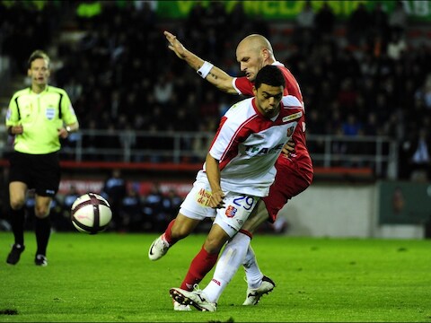 Ruiz hier in duel met Jelle Van Damme