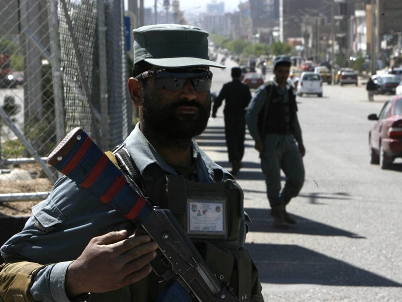 Beveiliging in Afghanistan.