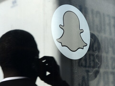 Logo van Snapchat