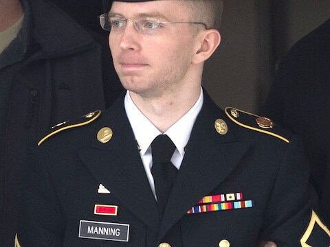 Chelsea Manning, toen ze nog een man was.