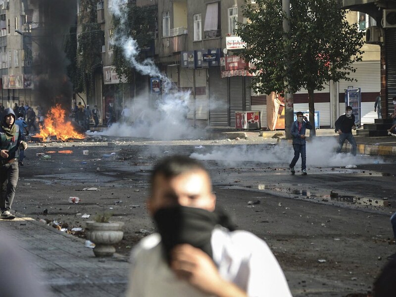 Diyarbakir op 7 oktober.