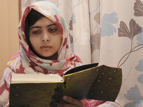 Het dappere meisje voert haar strijd voor onderwijs voor meisjes in Pakistan.