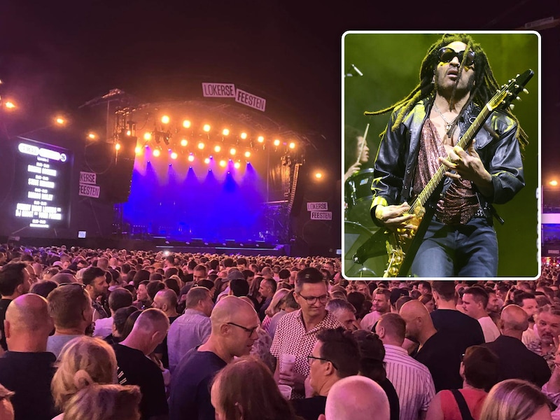 Vol huis op de Grote Kaai voor Lenny Kravitz