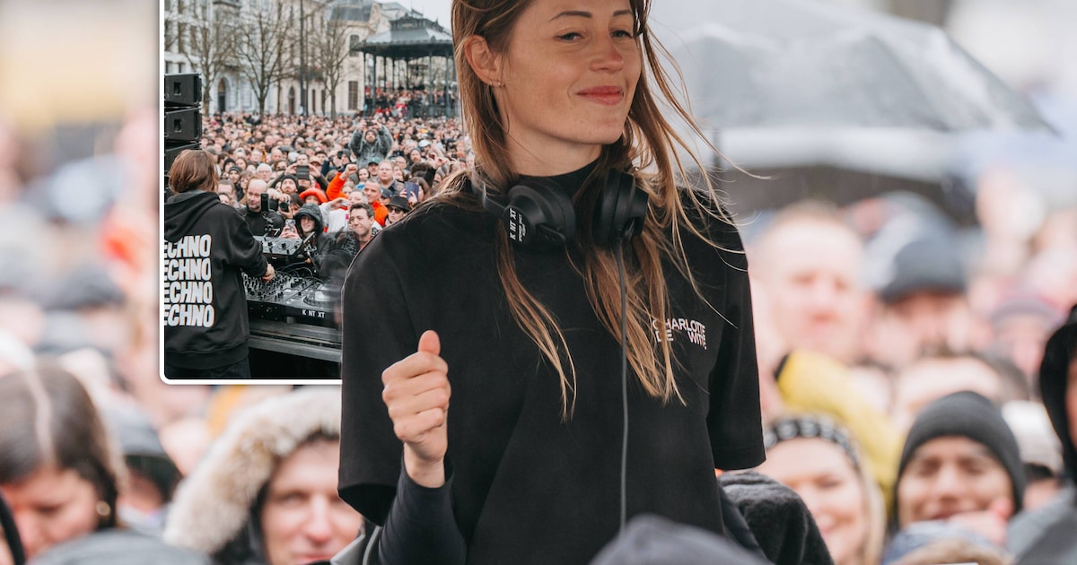 Onze reporter zag hoe gratis feest Charlotte de Witte nooit een echte ...