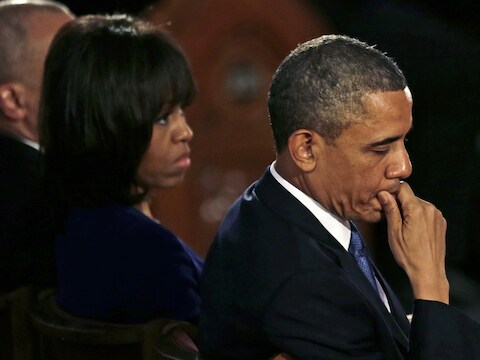 Michelle en Barack Obama.