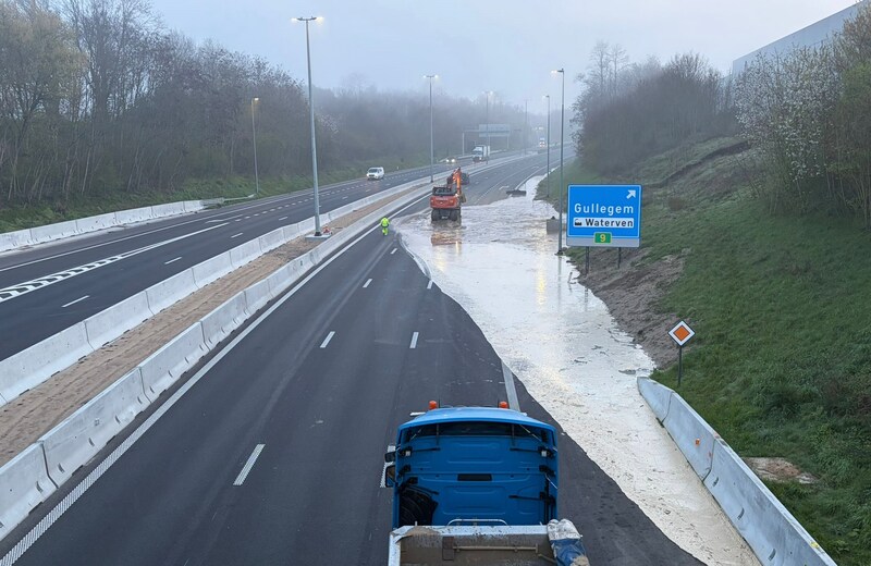 Wéér modderstroom op R8 in Heule, net als vorige vrijdag: binnenring ...