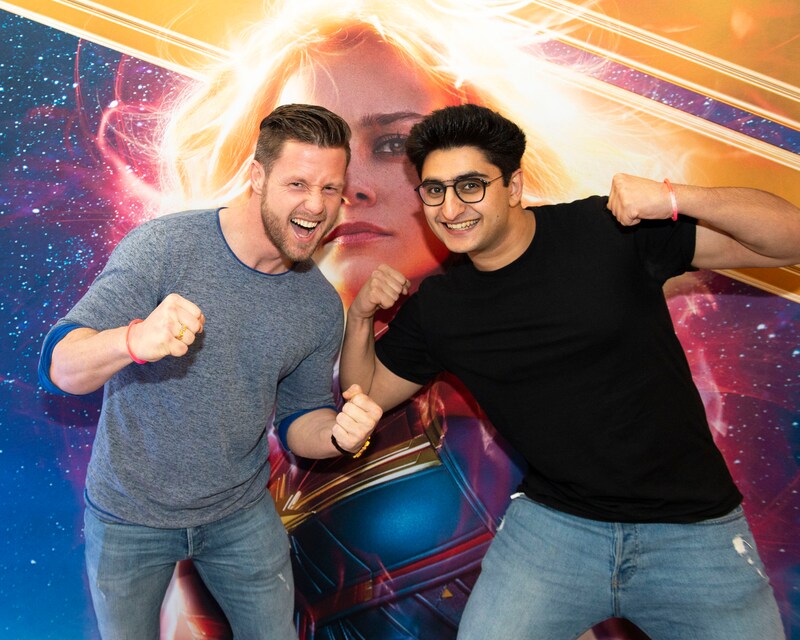 BV's wanen zich superhelden op première 'Captain Marvel' | De Krant ...