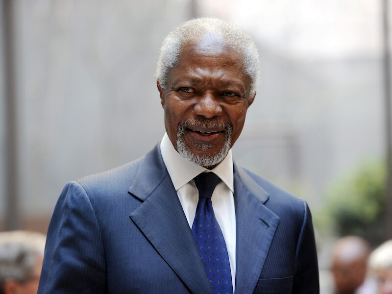 Voormalig VN-secretaris-generaal Kofi Annan.