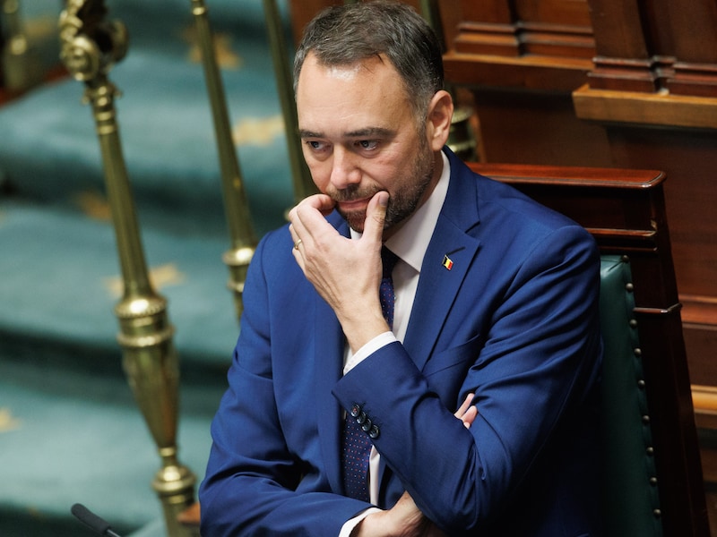 Minister van Buitenlandse Zaken Maxime Prévot (Les Engagés).