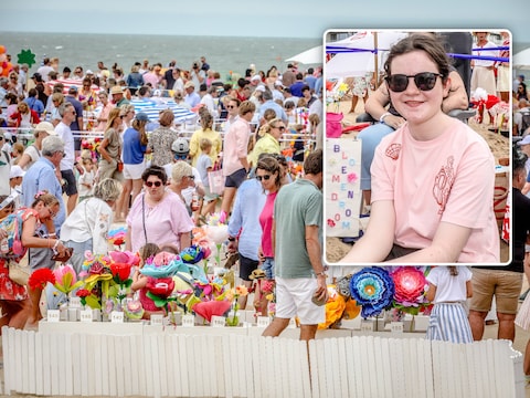 De vierde editie van het Zoute Beach Flower Festival lokte opnieuw heel wat gezinnen naar Knokke-Heist.