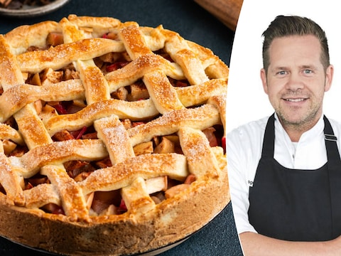 Roger Van Damme legt uit hoe je dé perfecte appeltaart bakt.