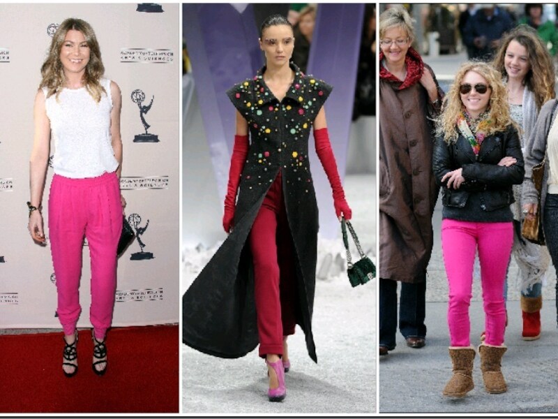 Ellen Pompeo en AnnaSophia Robb dragen de broek, die ook op de catwalk werd gespot.