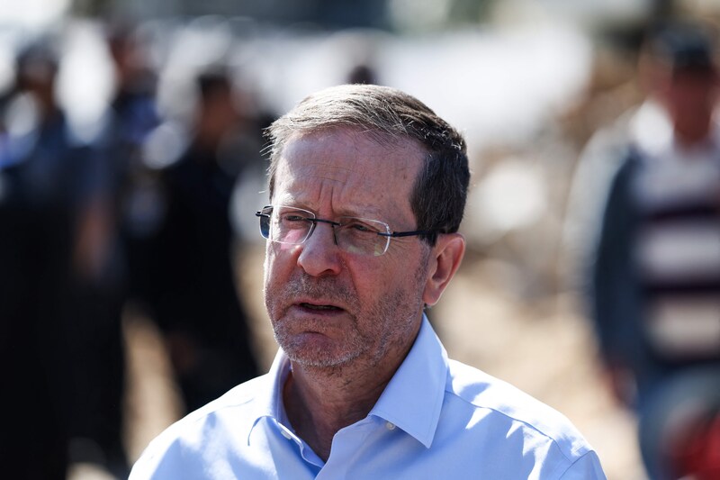 De Israëlische president Isaac Herzog.