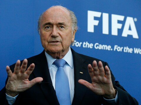 FIFA-voorzitter Sepp Blatter.
