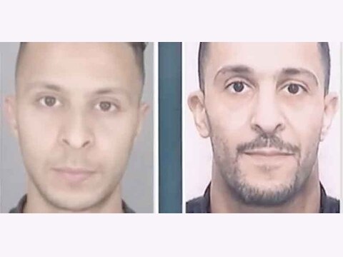Salah (links) en Brahim Abdeslam.