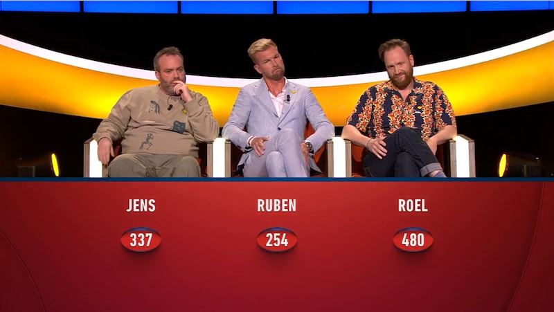 De eindstand na het eindschot van Roel Steeno