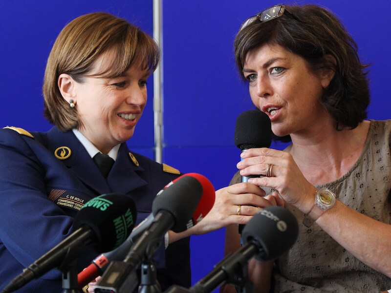 Commissaris-generaal Catherine De Bolle en minister van Binnenlandse Zaken Joëlle Milquet.