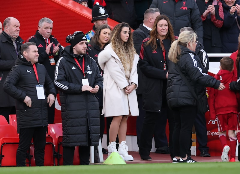 Rute Cardoso, de weduwe van Jota. 