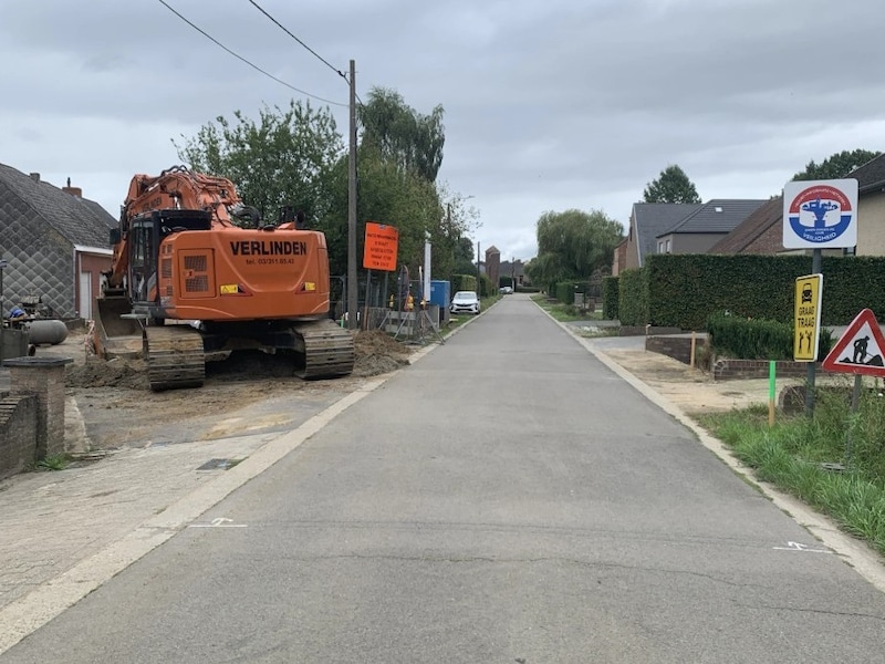 Kruispunt Waterwinningsstraat en Eikenlei vier weken afgesloten door rioleringswerken