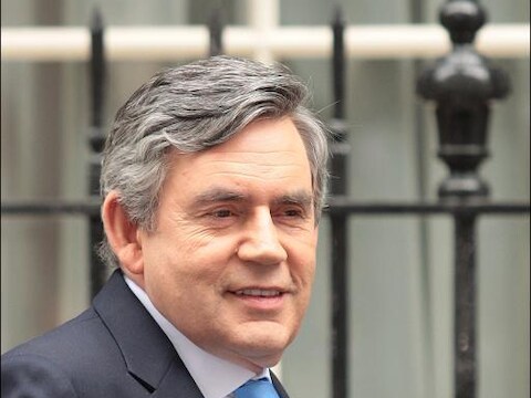 De Libische minister bevestigt de woorden van de Britse premier Gordon Brown (foto).