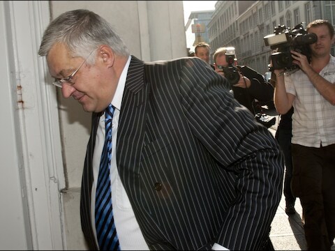 Ontslagnemend minister van Begroting Guy Vanhengel (Open Vld).