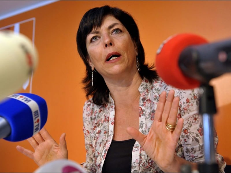 Partijvoorzitter Joëlle Milquet (CdH).
