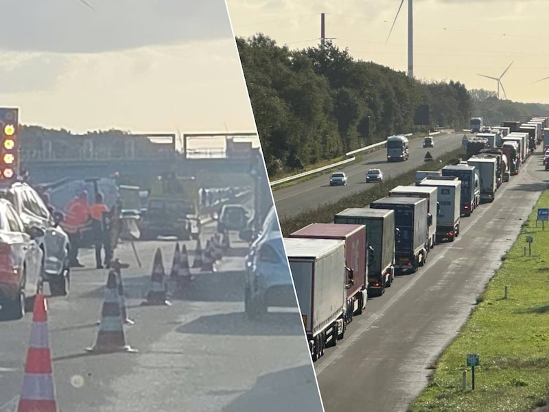 Bestuurder van bestelwagen zwaargewond nadat hij achteraan inreed op vrachtwagen op E34 in Turnhout