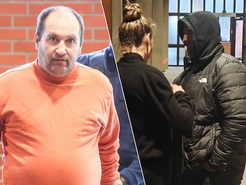 Landbouwer Chris Vanhaverbeke (l.) vermoordde zijn twee kinderen. Ismaïl A. (r.), de terreurverdachte uit Koksijde, in overleg met zijn advocate Nadia Lorenzetti.