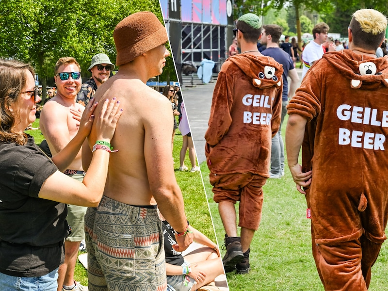 IN BEELD. Veel smeren en geile beren: de beste beelden van de eerste dag Rock Werchter