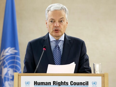 Minister van Buitenlandse Zaken Didier Reynders (MR).