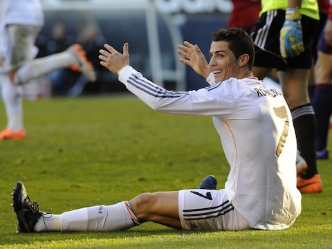 Cristiano Ronaldo had zijn dagje niet.