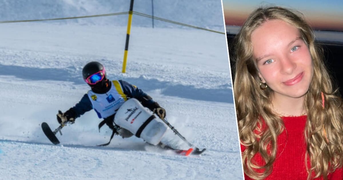 Zitskiester Marte (16) mag als enige Vlaamse naar Paralympische Winterspelen: “Ik hou van de adrenal