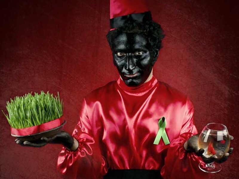 Hajji Firuz of de 'Perzische Zwarte Piet'.