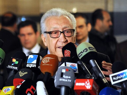 Het Syrische regime is niet te spreken over de eerdere kritiek van bemiddelaar Lakhdar Brahimi.